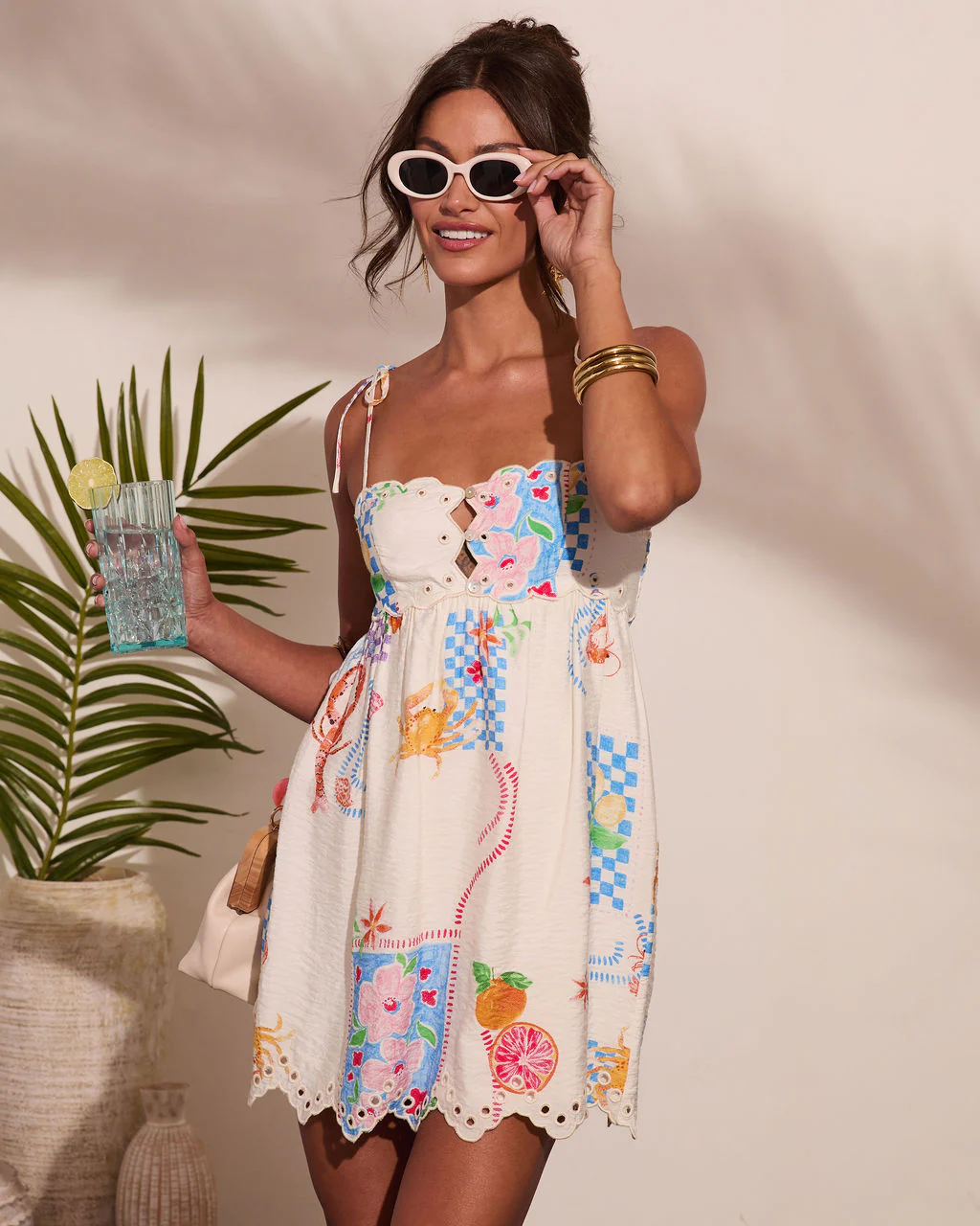 Summer Shore Novelty Print Mini Dress - Image 5
