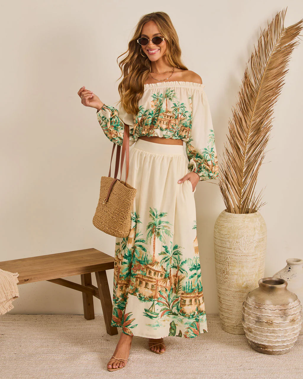 Sun Club Novelty Off The Shoulder Top - Image 2
