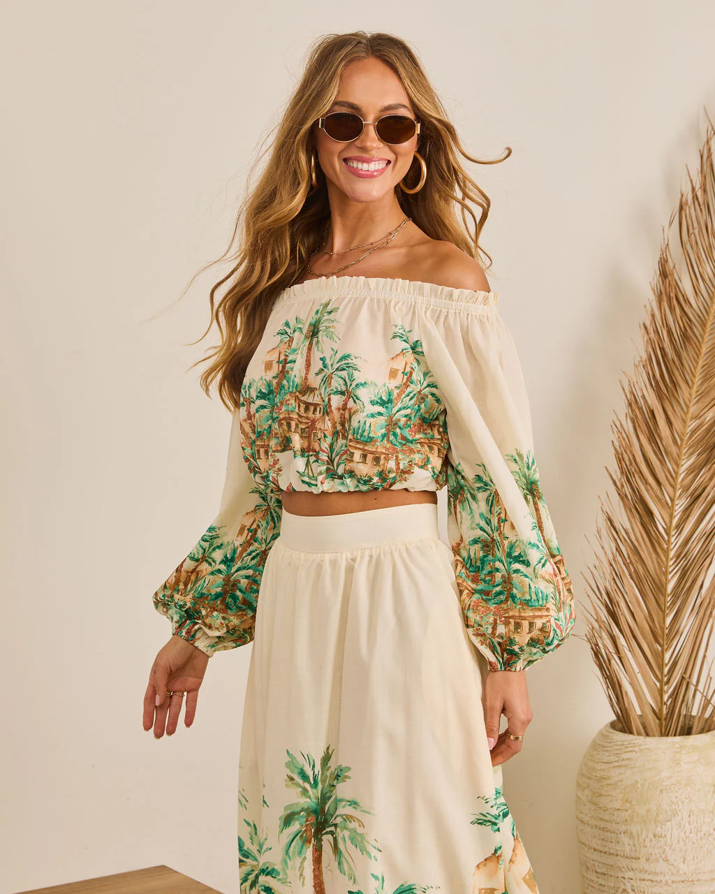 Sun Club Novelty Off The Shoulder Top - Image 3