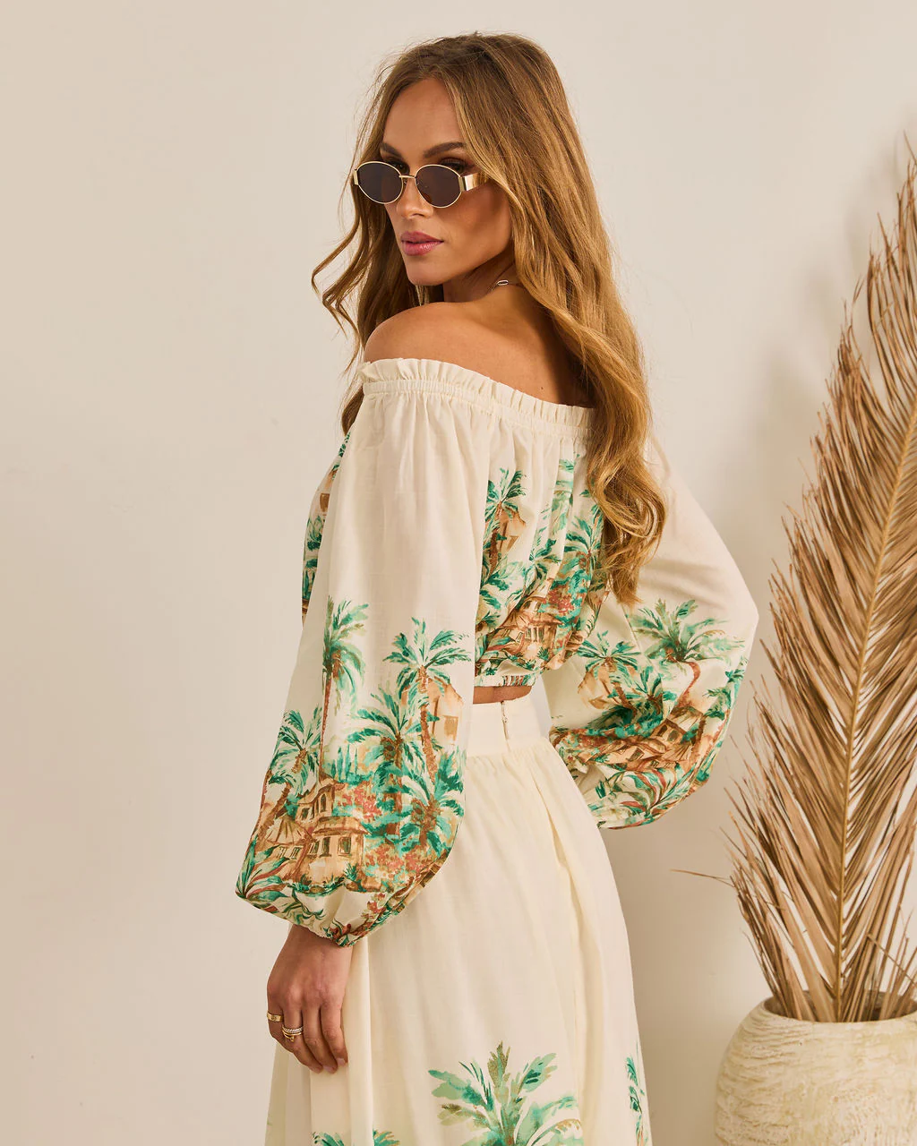 Sun Club Novelty Off The Shoulder Top - Image 4