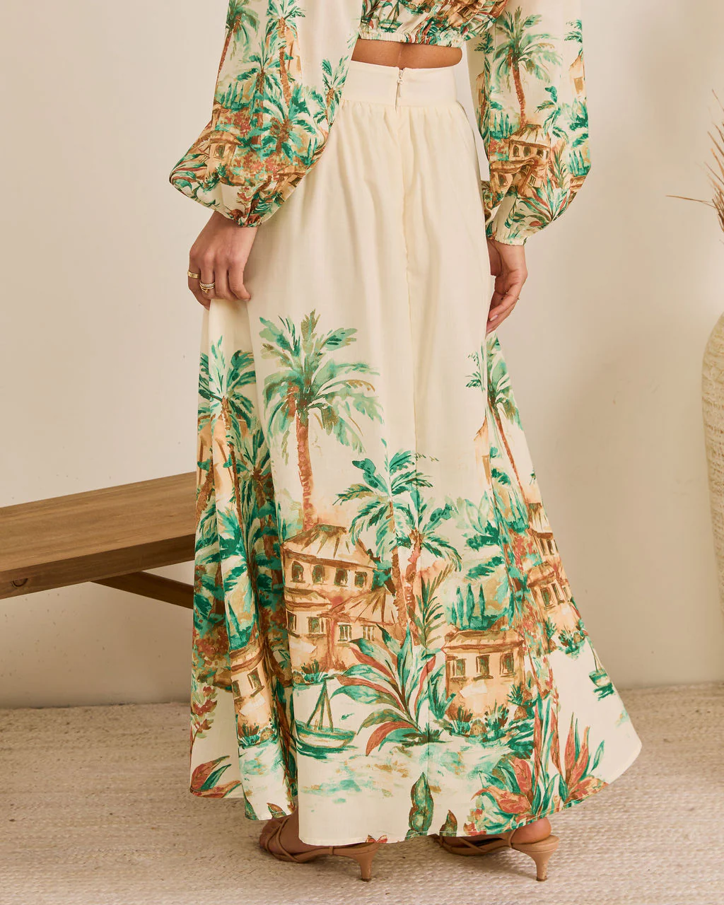 Sun Club Novelty Print Maxi Skirt - Image 4