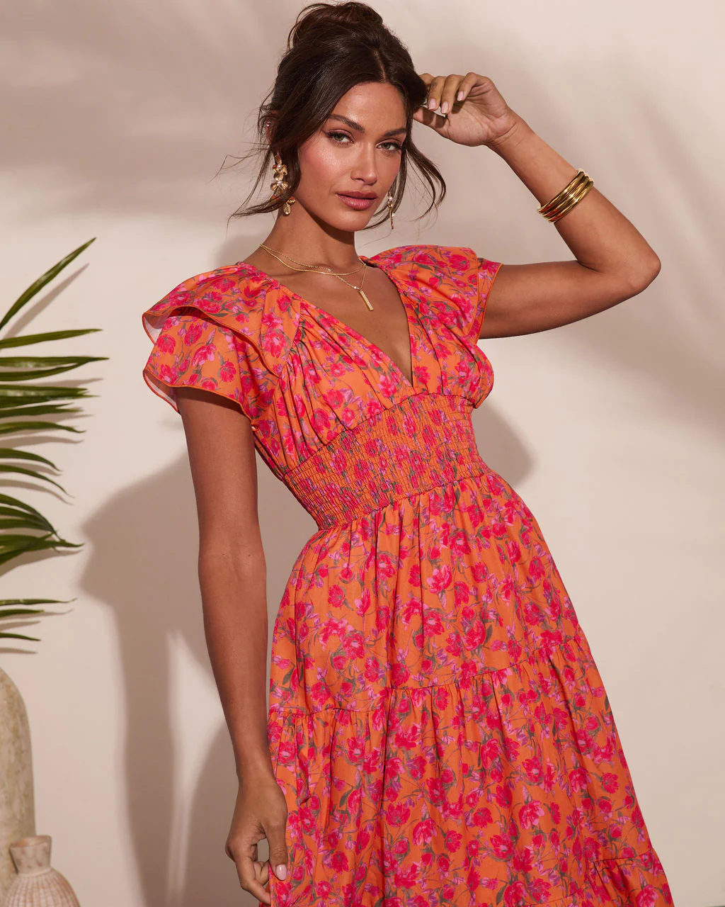 Sunbud Glow Floral Maxi Dress - Image 2