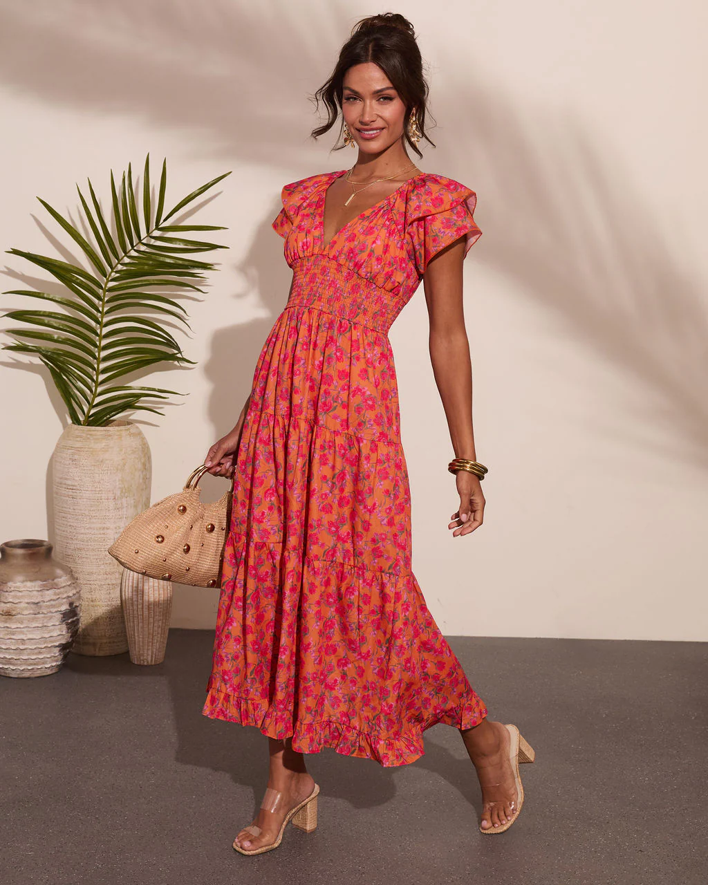 Sunbud Glow Floral Maxi Dress - Image 3