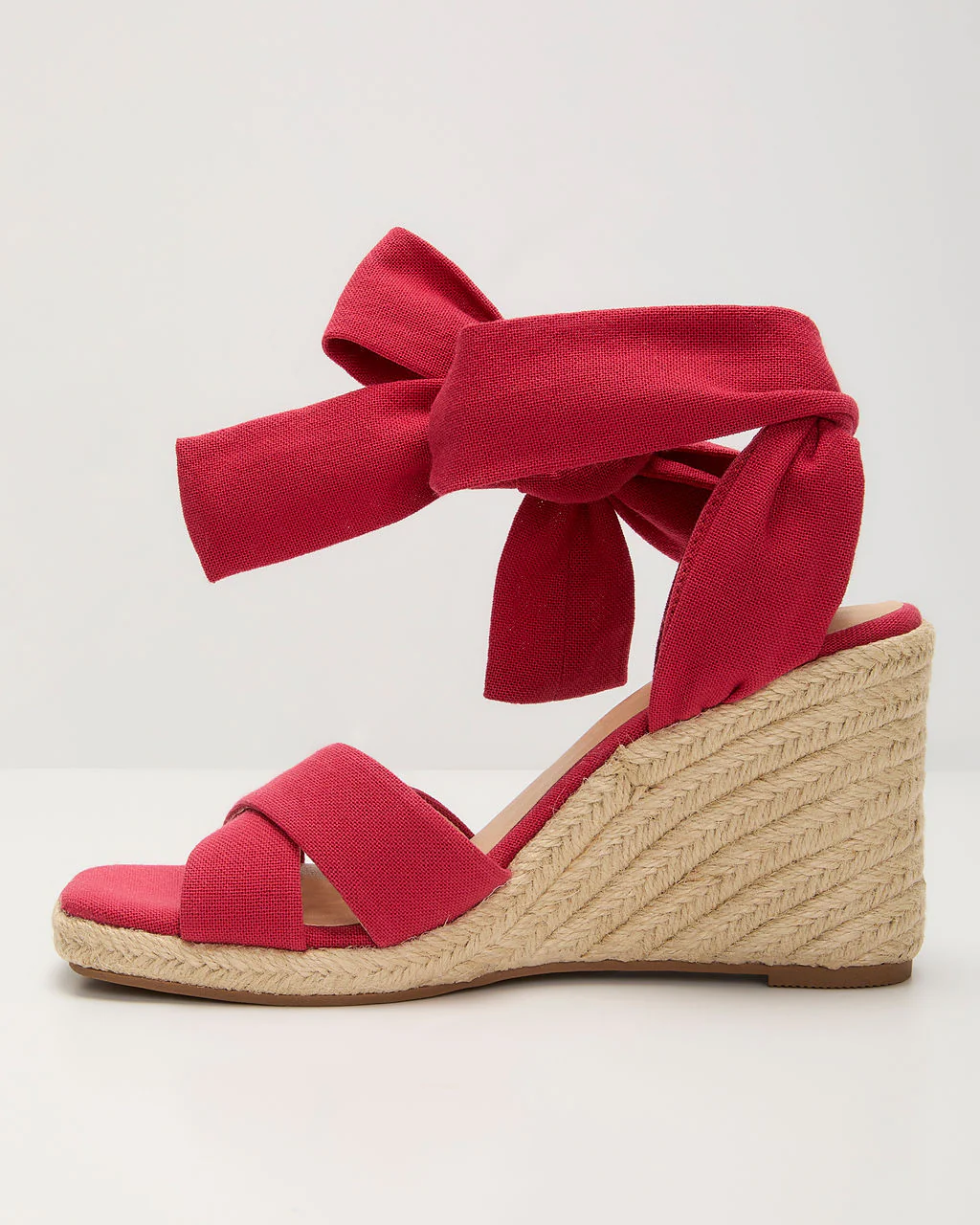 Sundance Wrap Tie Wedge Sandals - Image 2