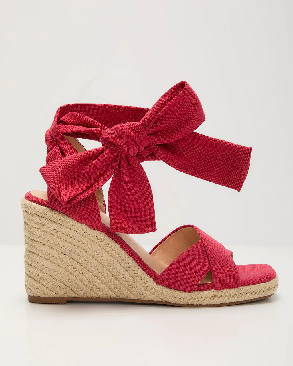 Sundance Wrap Tie Wedge Sandals - Image 4
