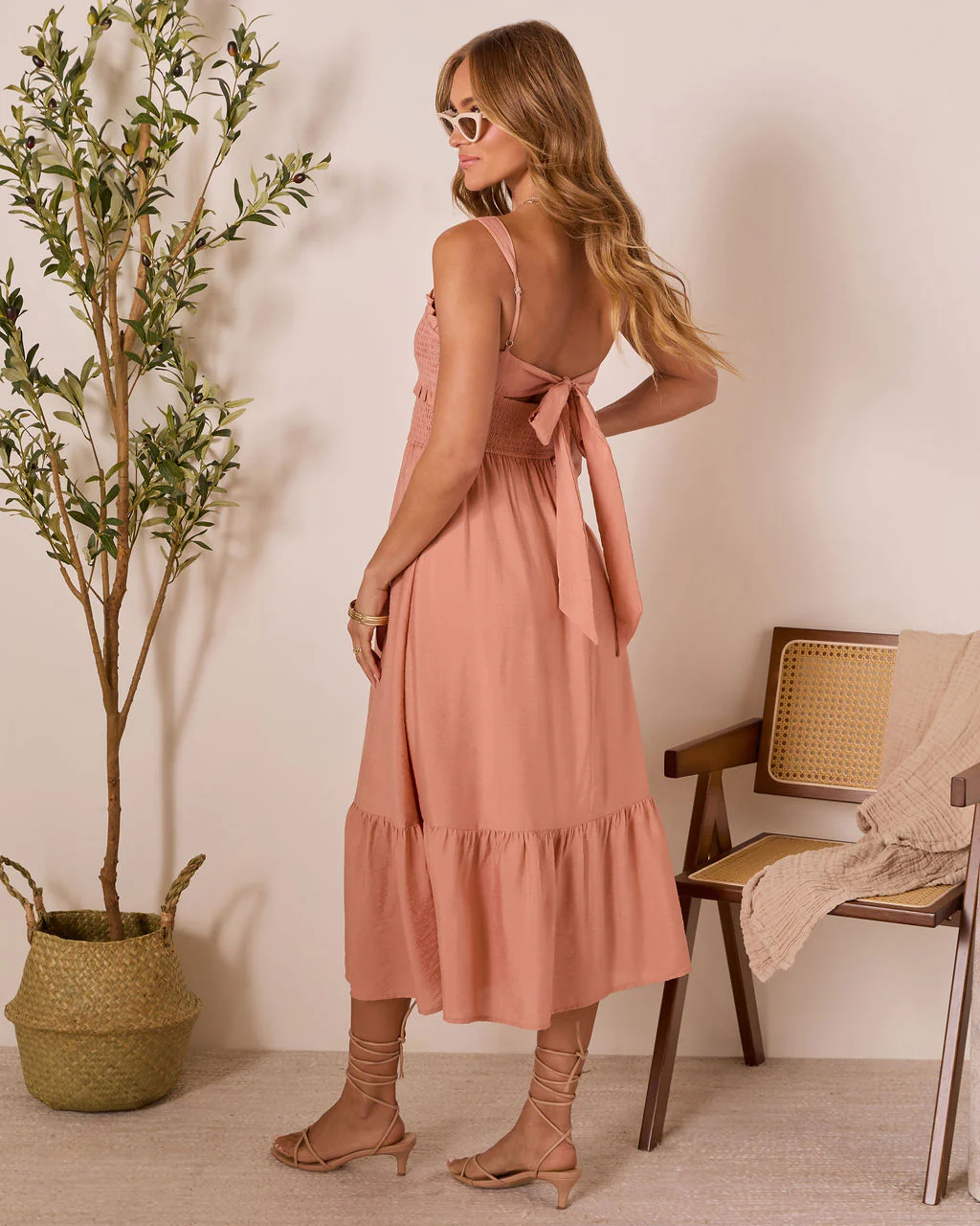 Sunday Ease Tiered Midi Dress - Image 4