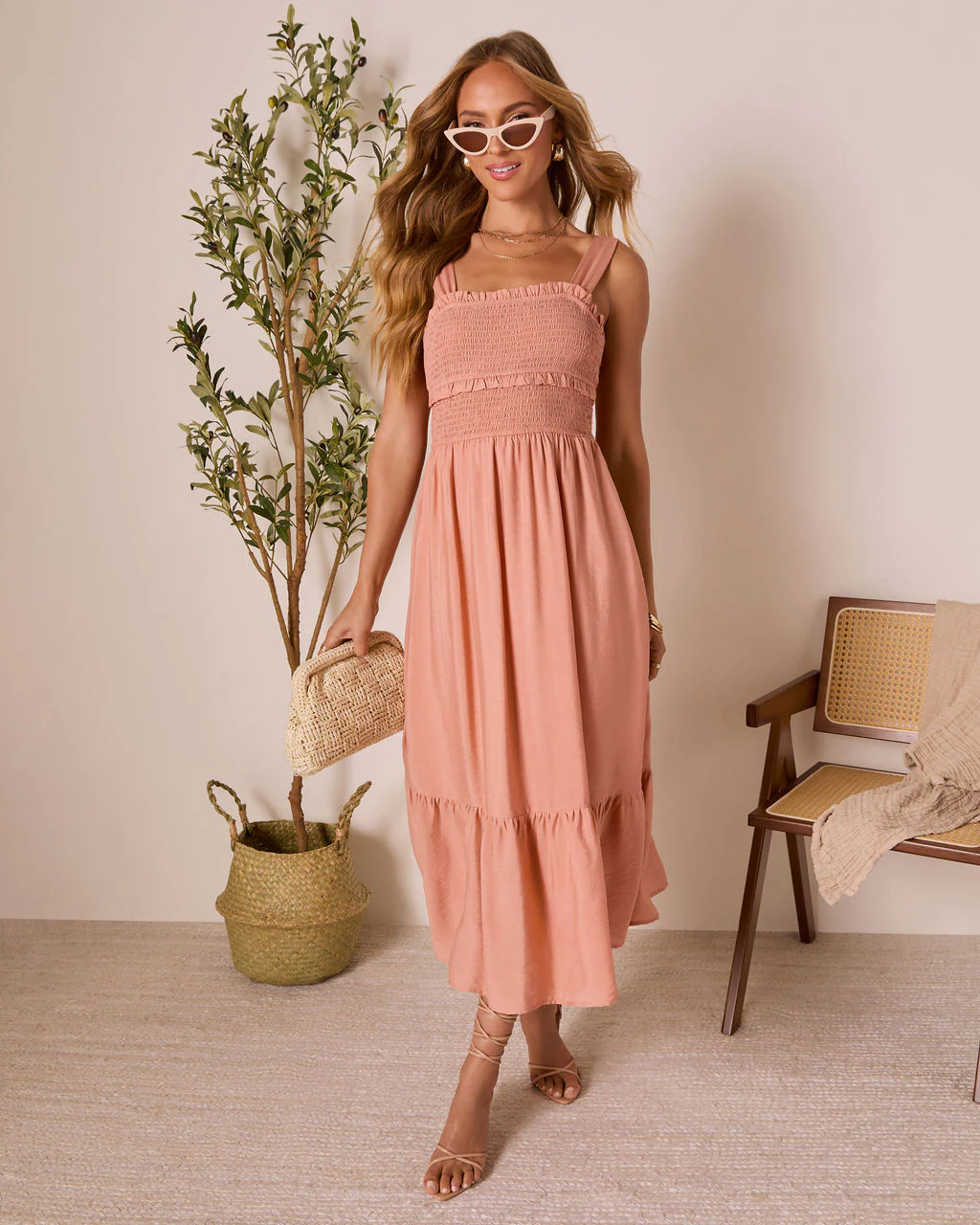 Sunday Ease Tiered Midi Dress - Image 6