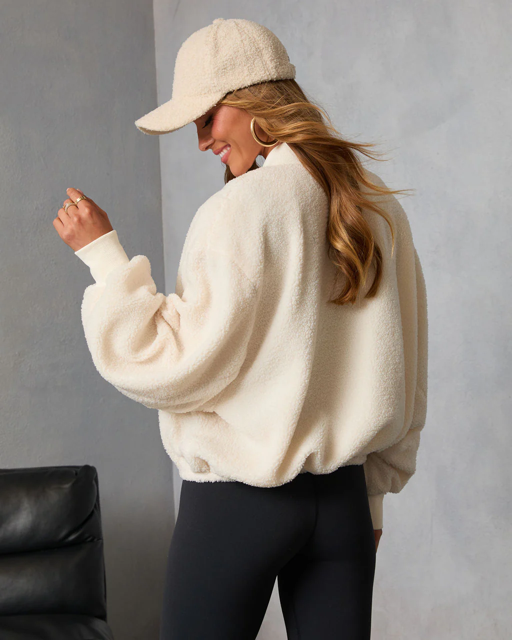 Sunday Still Sherpa Bomber Jacket - Image 4