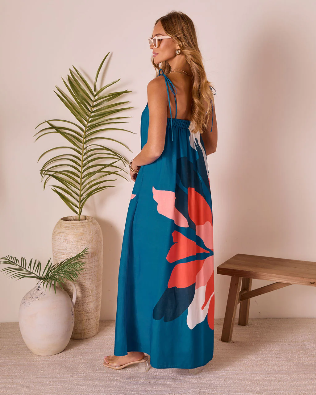 Sunkissed Escape Abstract Maxi Dress - Image 4