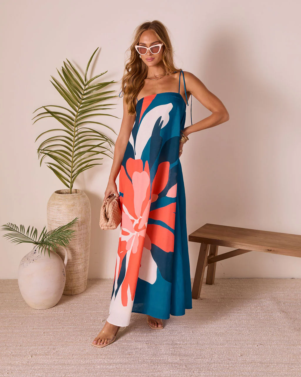 Sunkissed Escape Abstract Maxi Dress - Image 5