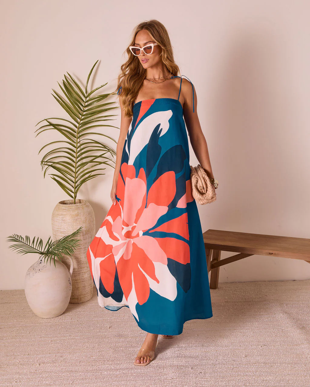 Sunkissed Escape Abstract Maxi Dress - Image 6