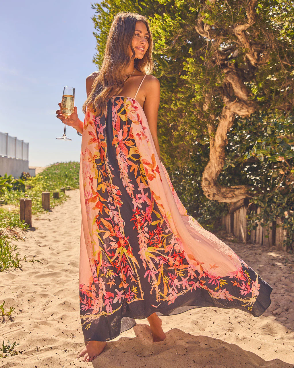 Sunkissed Views Floral Maxi Dress - Image 3