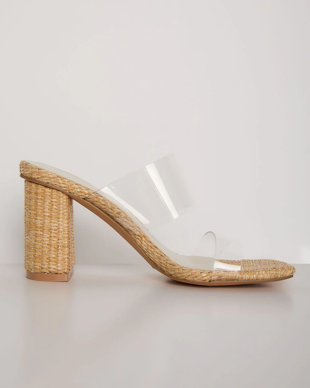 Sunny Days Clear Open Toe Mules - Image 6