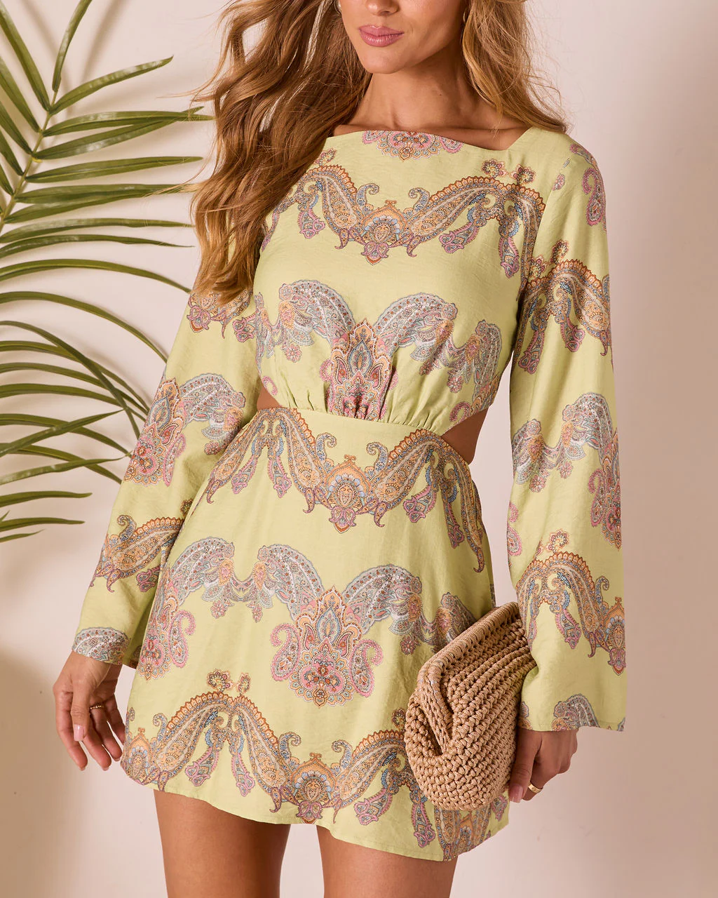 Sunset Jetsetter Abstract Mini Dress - Image 5