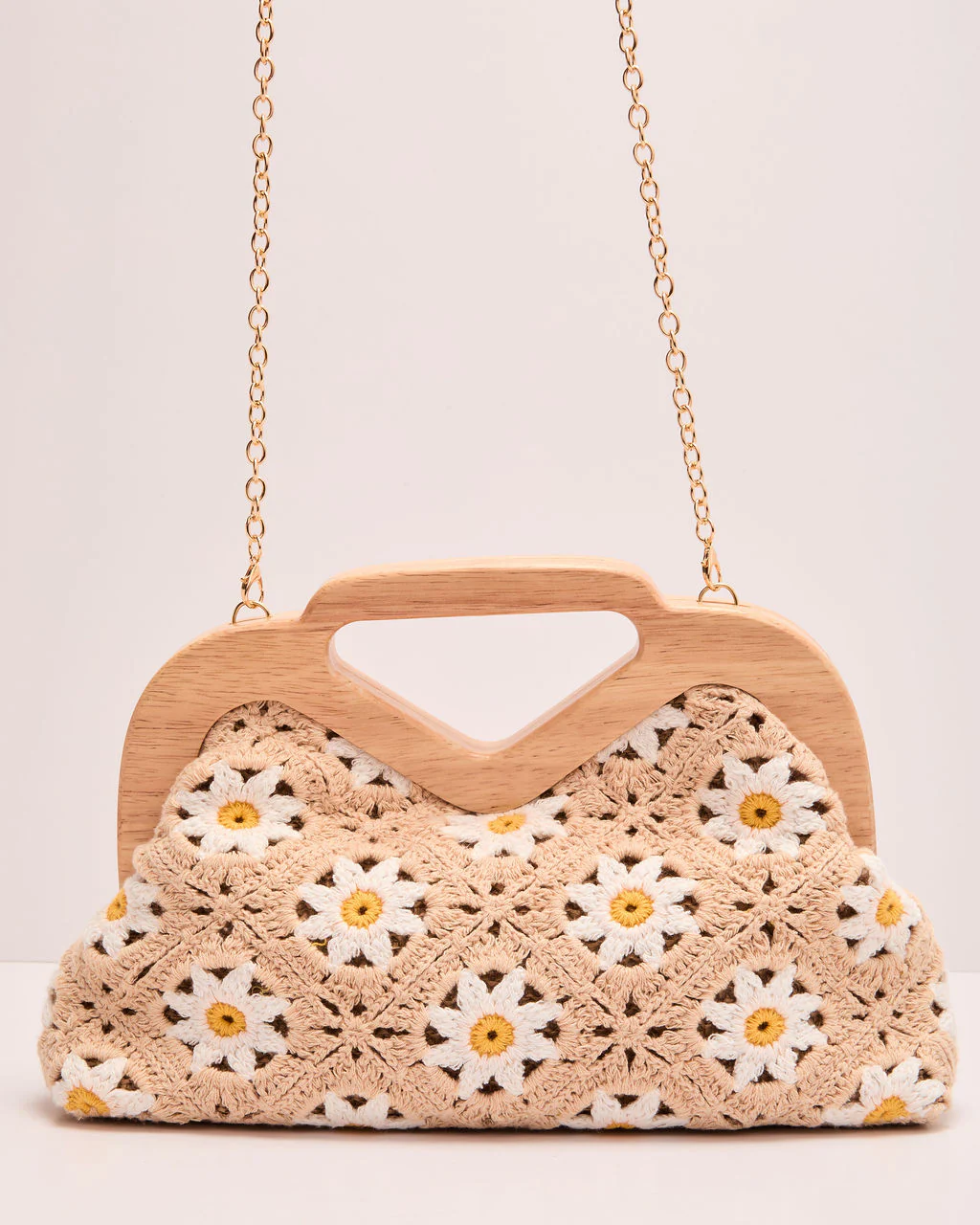 Sunspun Muse Woven Floral Clutch - Image 6