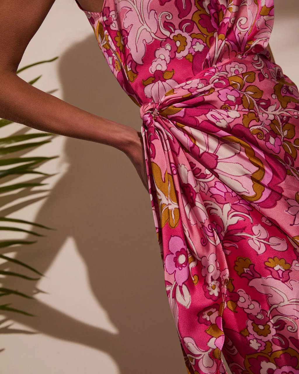 Alissa Floral Wrap Midi Dress - Image 2