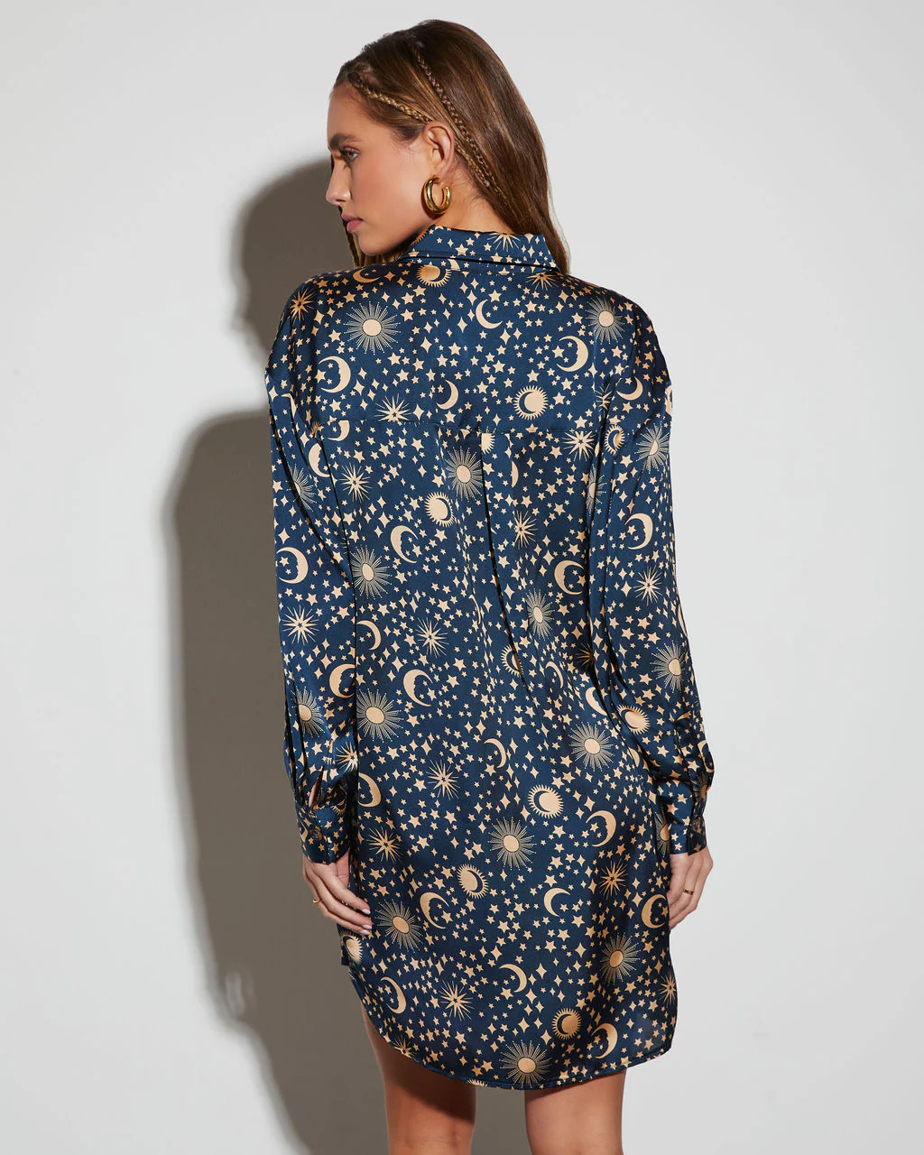 Supernova Collared Mini Dress - Image 6