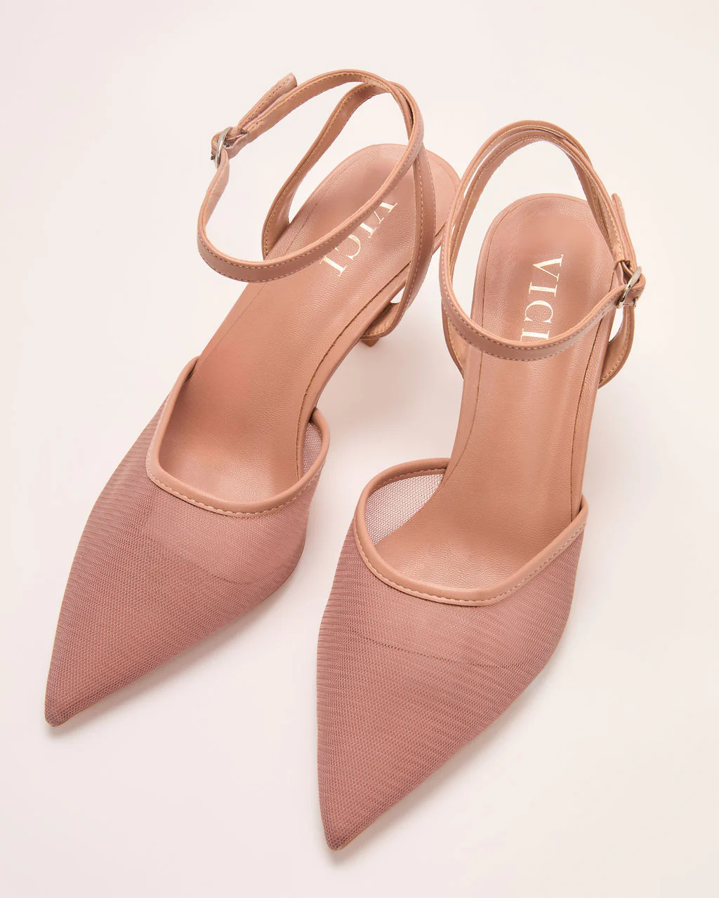 Surien Mesh Pointed Toe Heels - Image 2
