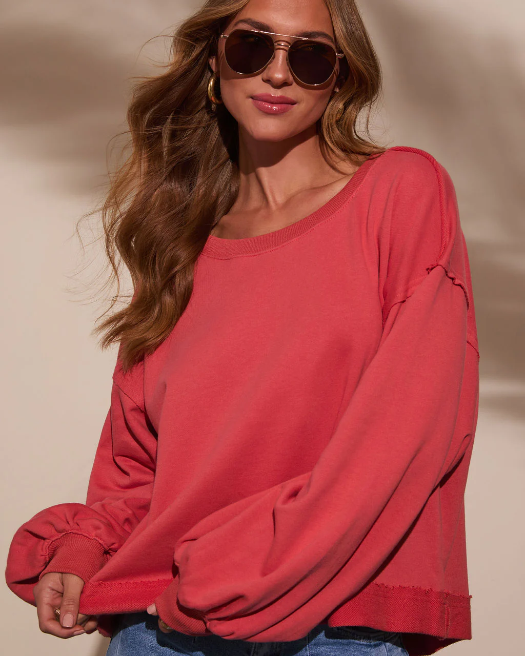 Sweater Weather Relaxed Oversized Sweatshirt - Image 2