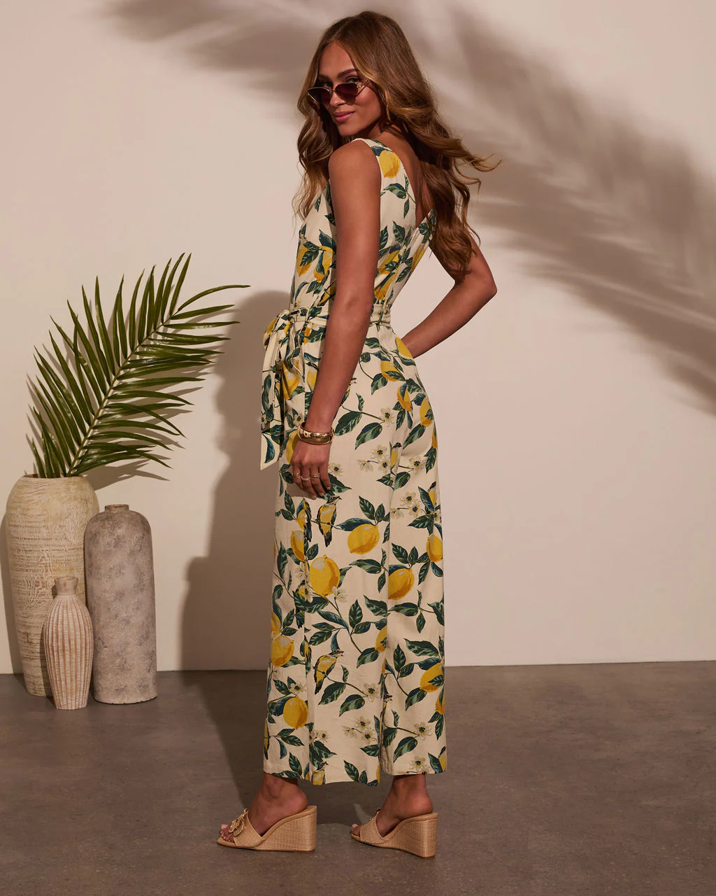 Sweet Days Waist Tie Jumpsuit - Image 4