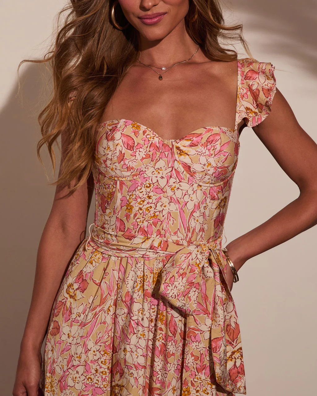 Sweet Escape Corset Floral Maxi Dress - Image 6