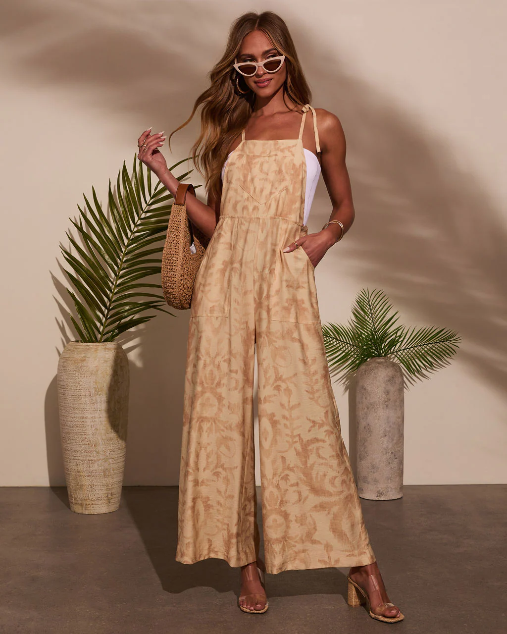 Sweet Wanderer Relaxed Abstract Jumpsuit - Image 6