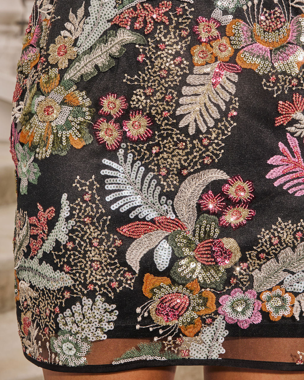 Swipe Right Embroidered Mini Dress - Image 6
