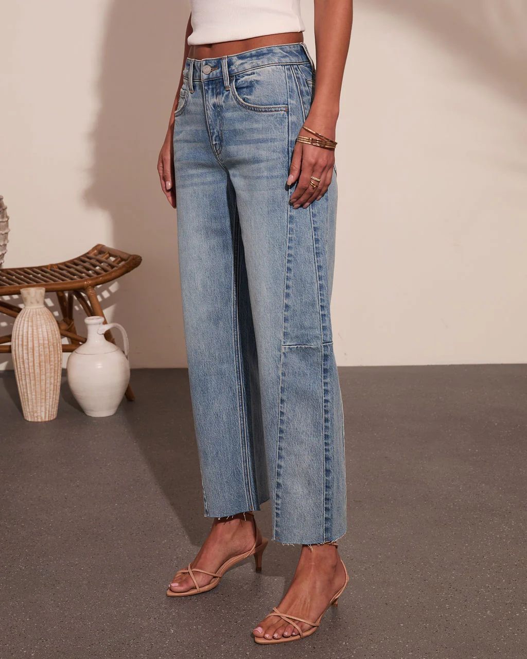 Sydnie Stretch High Rise Barrel Leg Jeans - Image 3