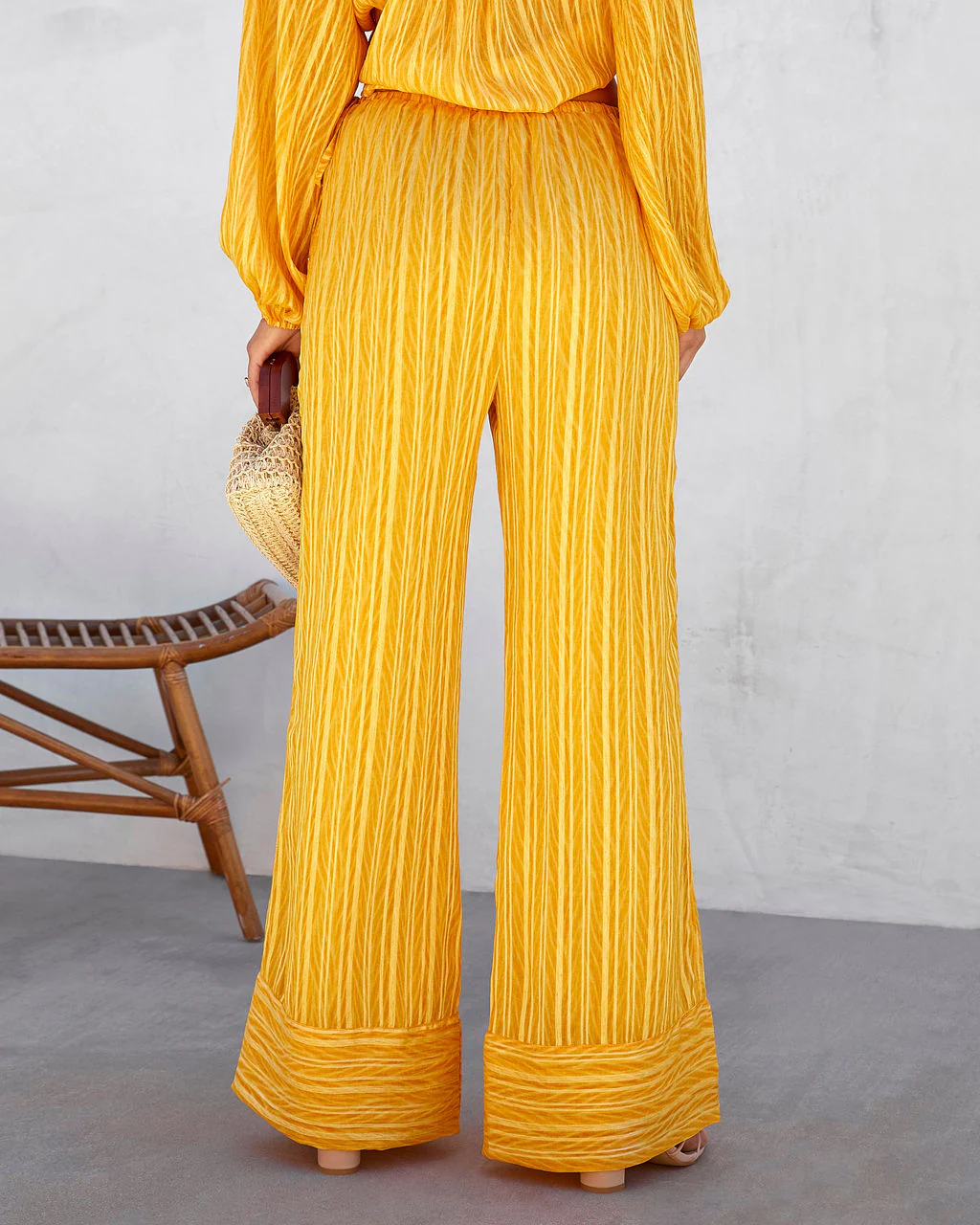 Tatianna High Waisted Wide Leg Pants - Image 2