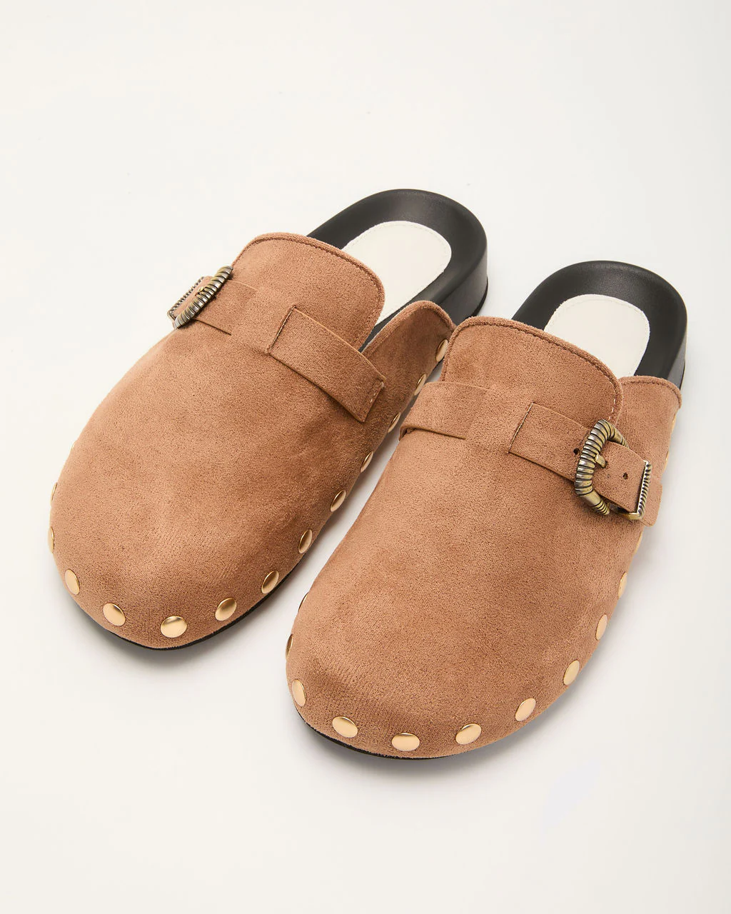 Telliah Faux Suede Studded Mule - Image 2