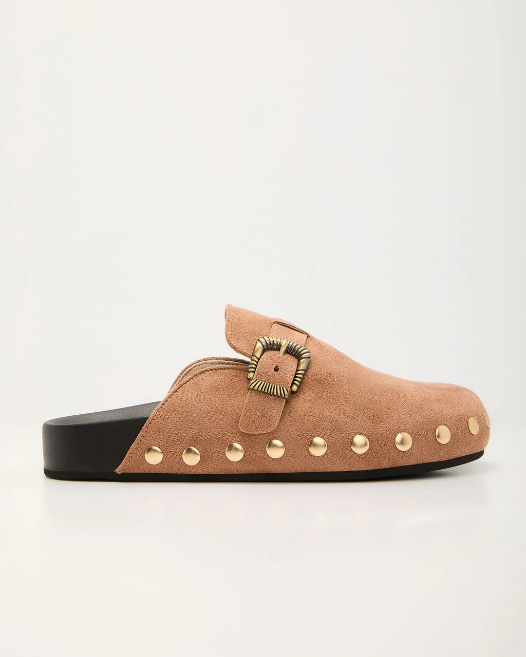 Telliah Faux Suede Studded Mule - Image 6