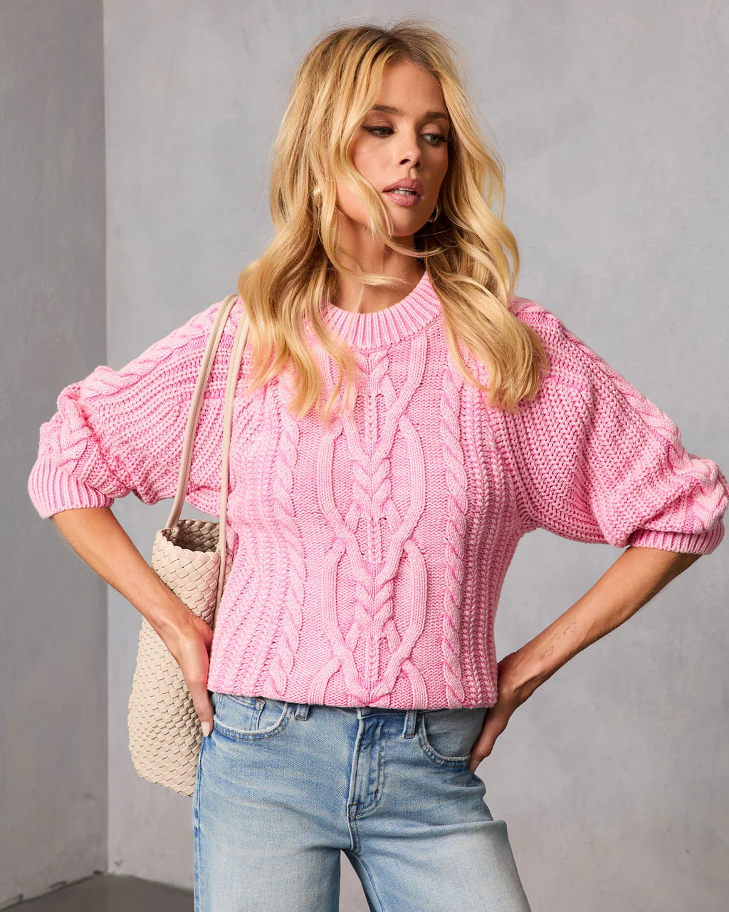 Teodora Cable Knit Sweater - Image 6