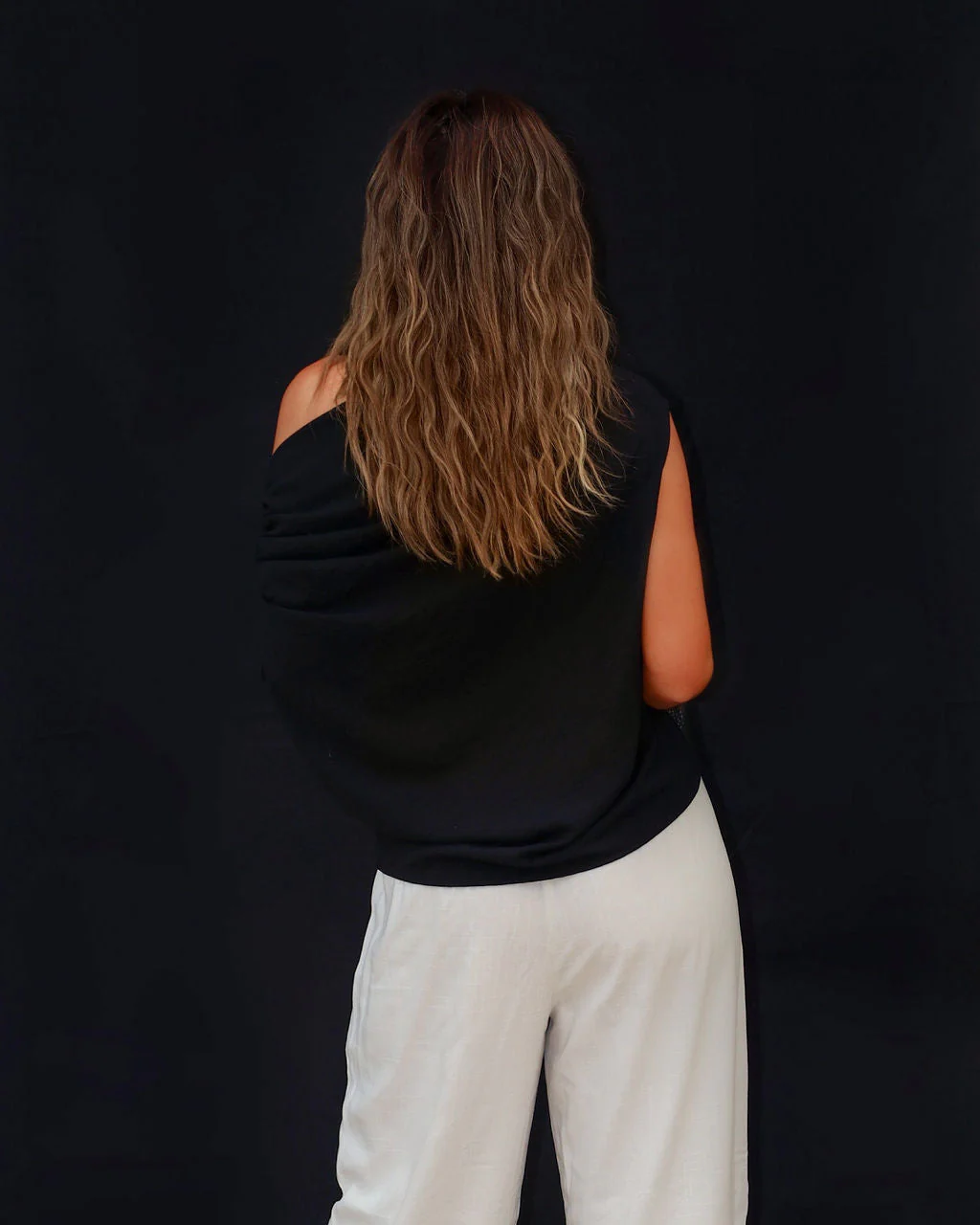 Thomas One Shoulder Ruched Cutout Top - Image 3