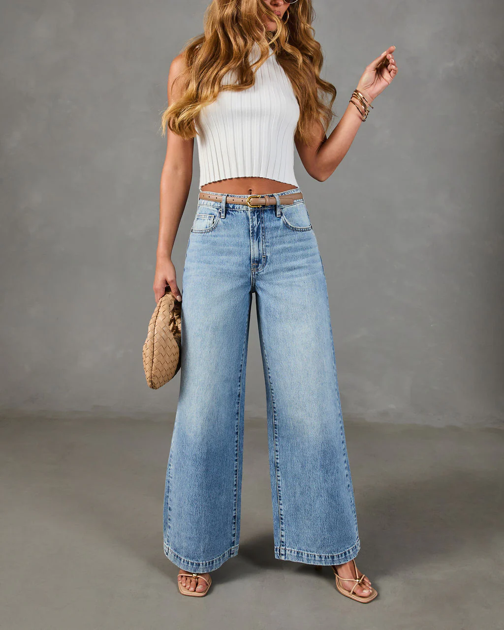 Throwback Origin Rigid High Rise Wide Leg Jeans - Image 5