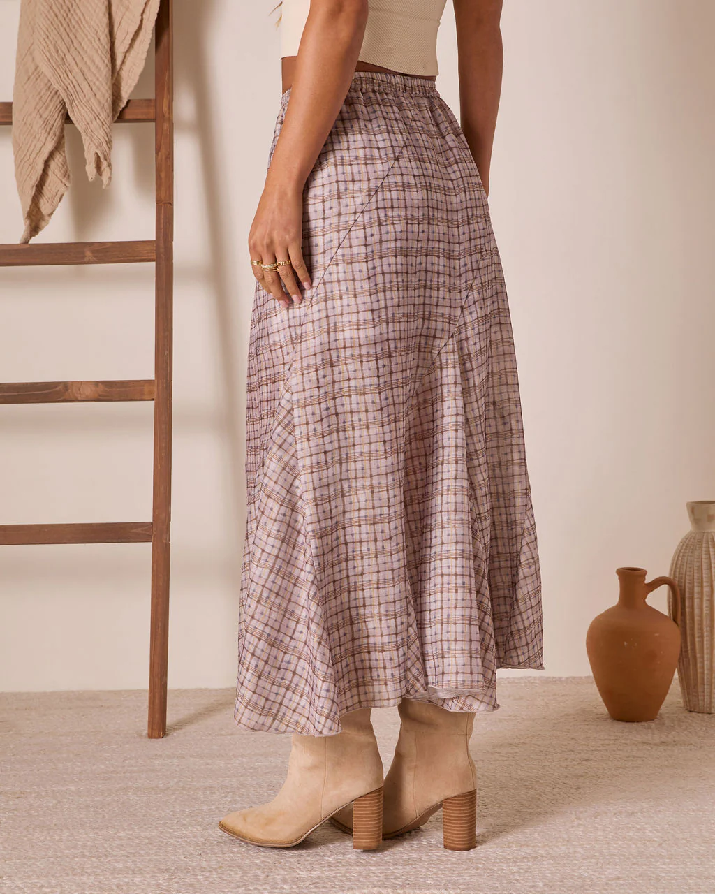 Range Romance Drawstring Maxi Skirt - Image 4