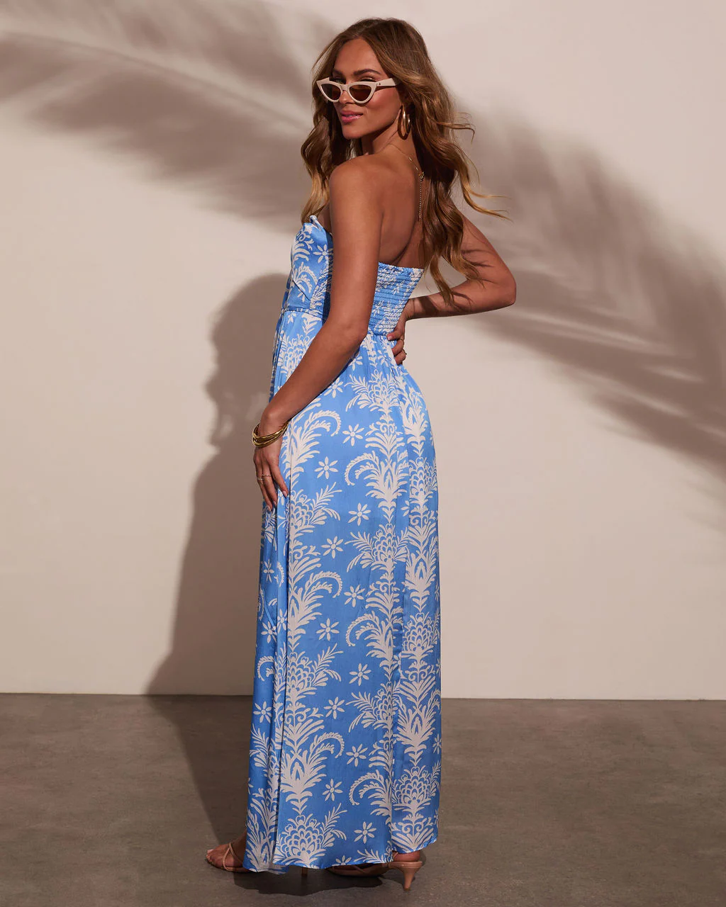 Tiffany Abstract Strapless Maxi Dress - Image 4