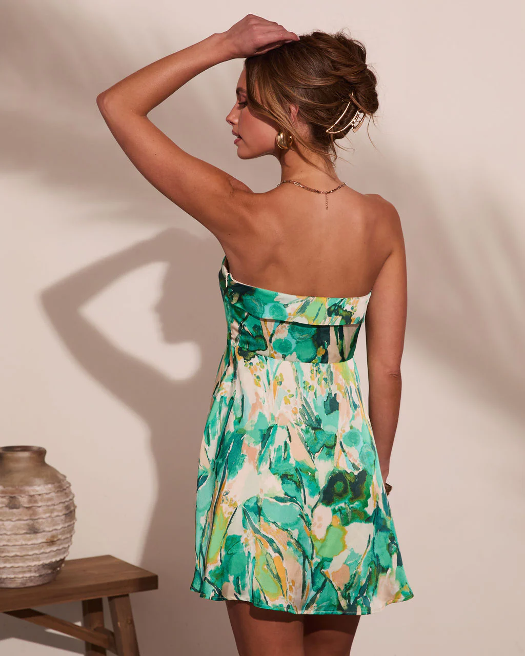 Tiki Breeze Abstract Print Mini Dress - Image 4