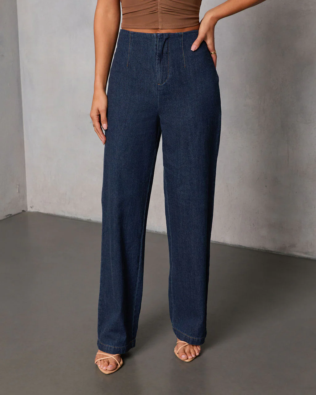 Tildie Rigid Denim Pants - Image 2