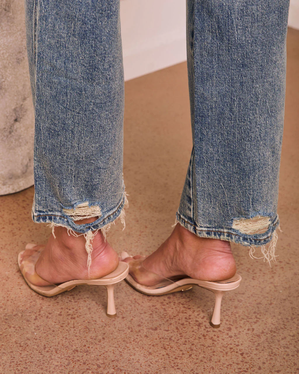 Timeless Studio Super Stretch Mid Rise Straight Leg Jeans - Image 6