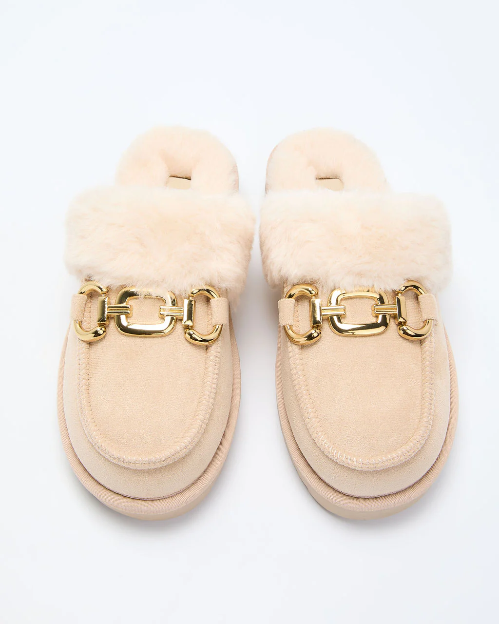 Toasted Oat Suede Horsebit Loafers - Image 8