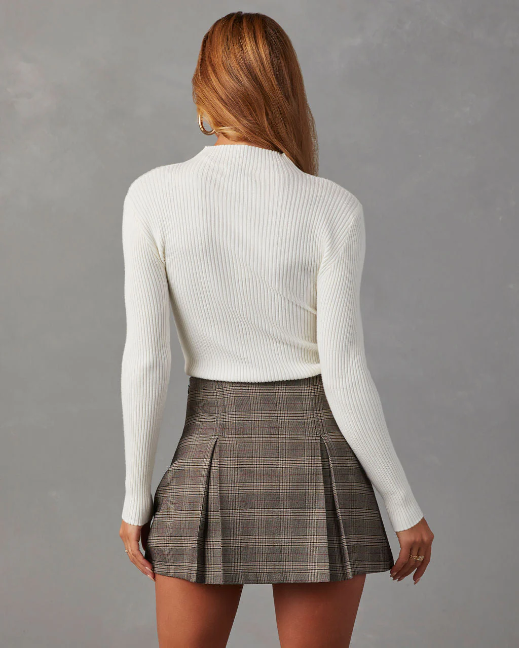 Tobey Ribbed Mock Neck Sweater - Image 16