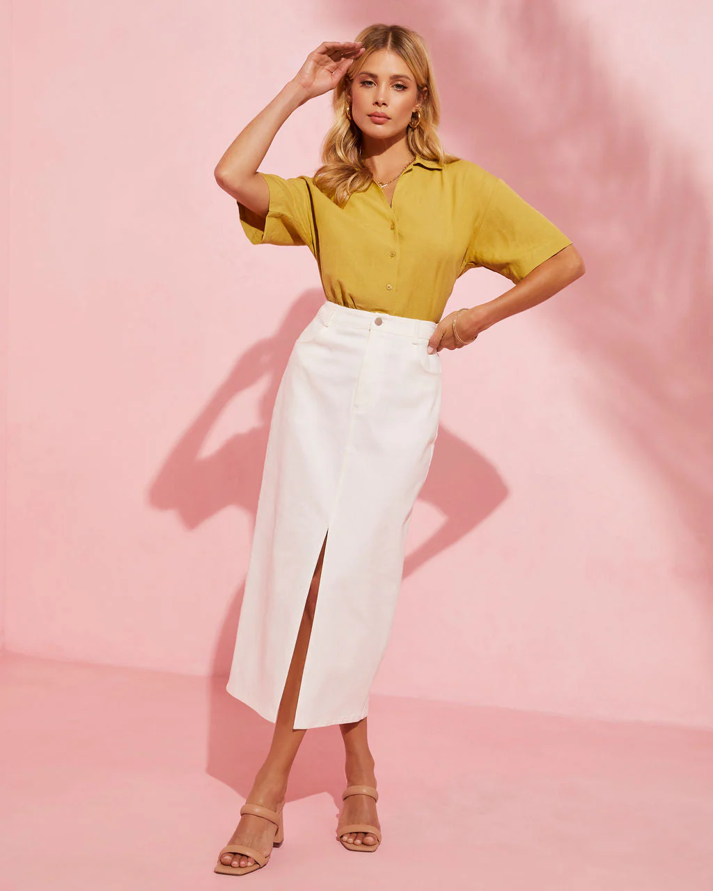 Tofino Short Sleeve Button Up Top - Image 6