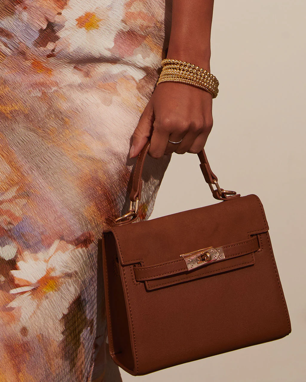 Tracey Structured Top Handle Bag - Image 9