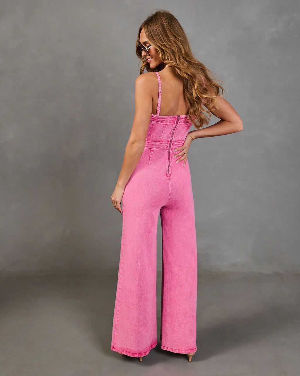 Trendsetter Denim Jumpsuit - Image 4