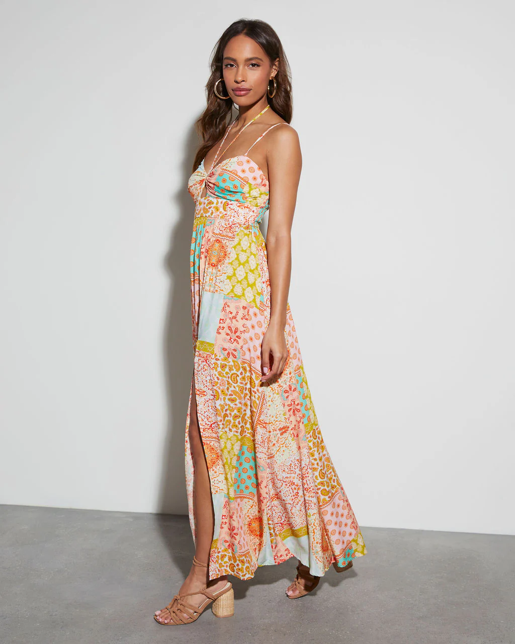 Tropical Tango Sweetheart Maxi Dress - Image 4