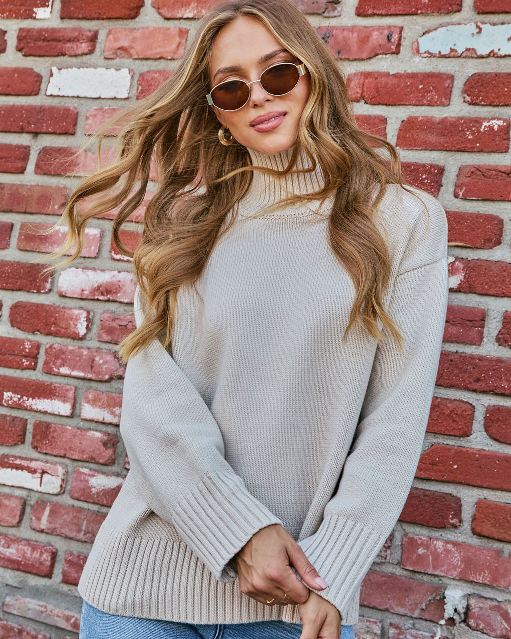 Umah Ribbed Mock Neck Sweater - Image 11