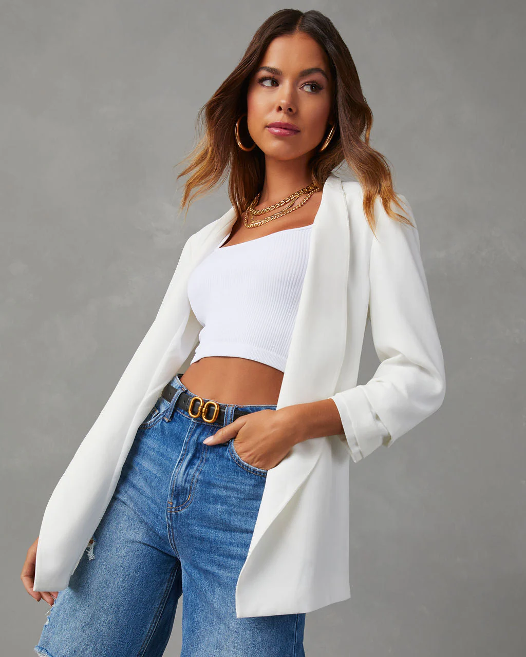Uptown Girl Pocketed Blazer - Image 5