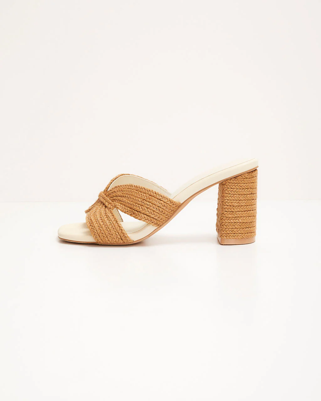 Vacation Ready Raffia Heeled Sandal - Image 2