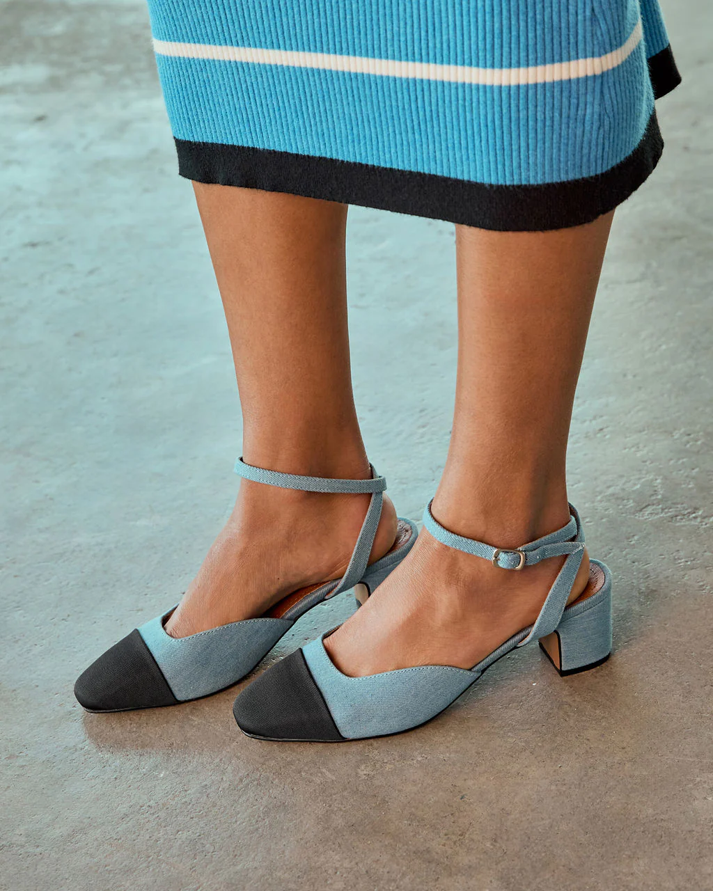 Vaila Slingback Kitten Heels - Image 12