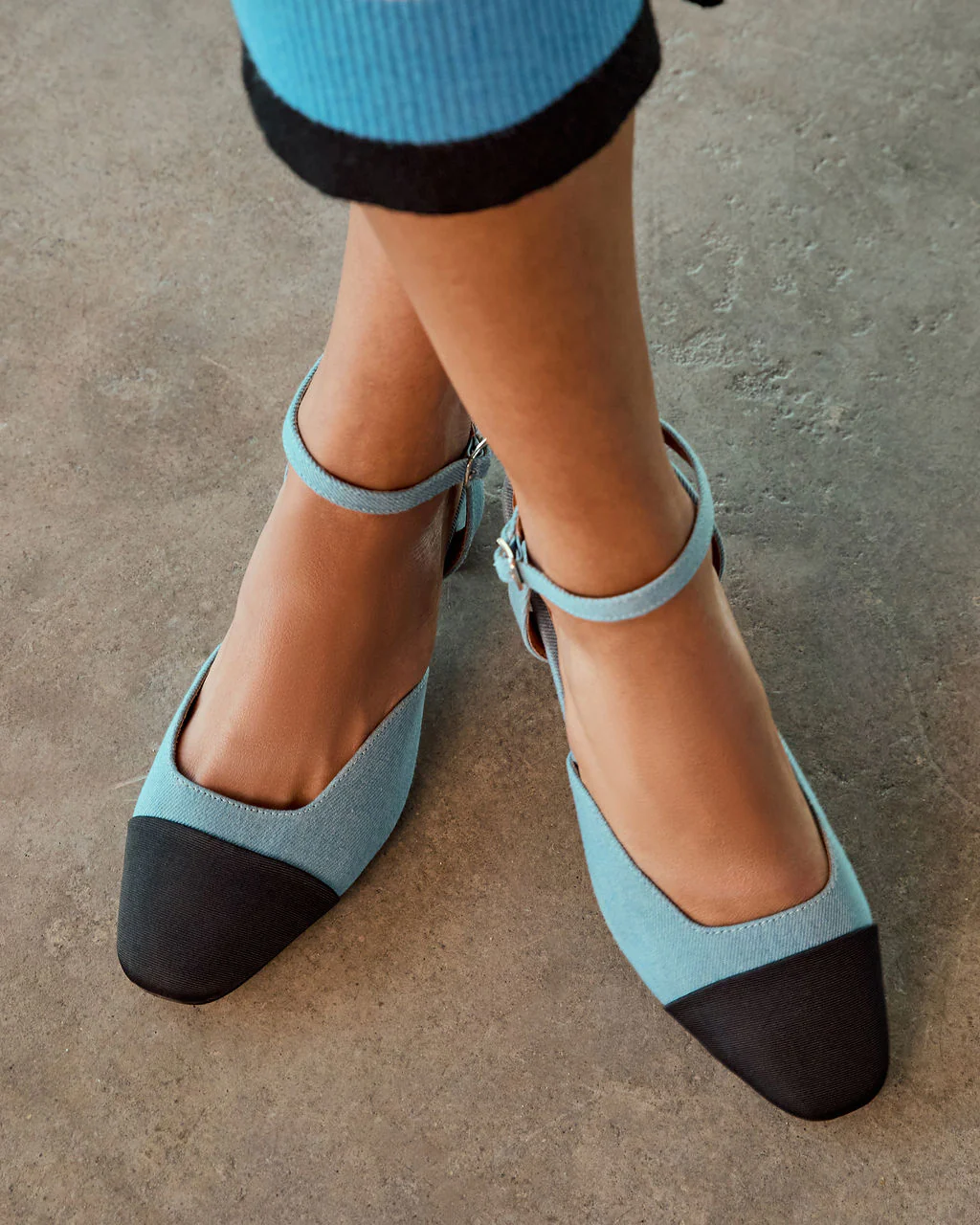 Vaila Slingback Kitten Heels - Image 7